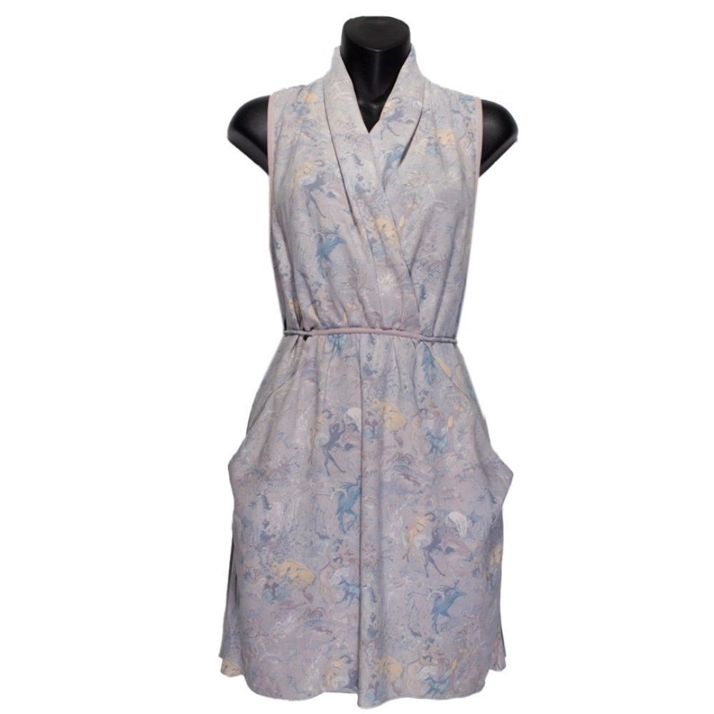 Aritzia Wilfred Pastel Sleeveless Mini Dress